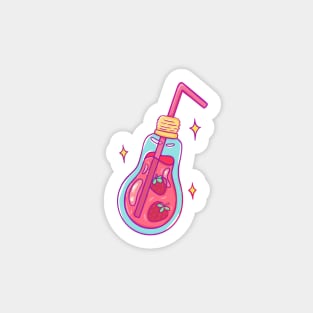 lightbulb soda drink Sticker